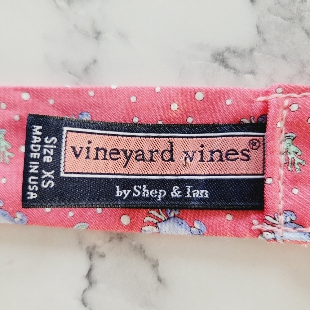 Lot of Two Novelty Print D-Ring Vineyard Vines Belts Small XS Golf Crabs Casual - Picture 11 of 15